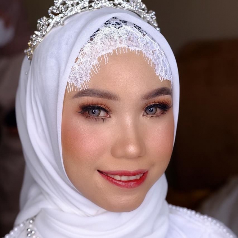  Reseptionlook Niaanidya Alhamdulillahsah Cantiknian Pengantinpalembang Samawa 